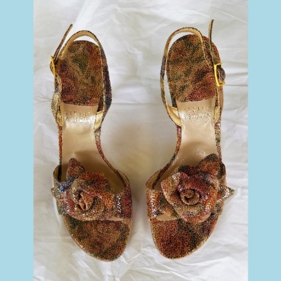 New STUART WEITZMAN Textured Leather shoes - Picture 2 of 5